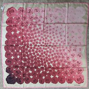 Valentino Silk Scarf, 34x34"